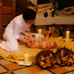 Die Alpenrose bietet auch Wellness für Babys an. © Leading Family Hotel & Resort Alpenrose